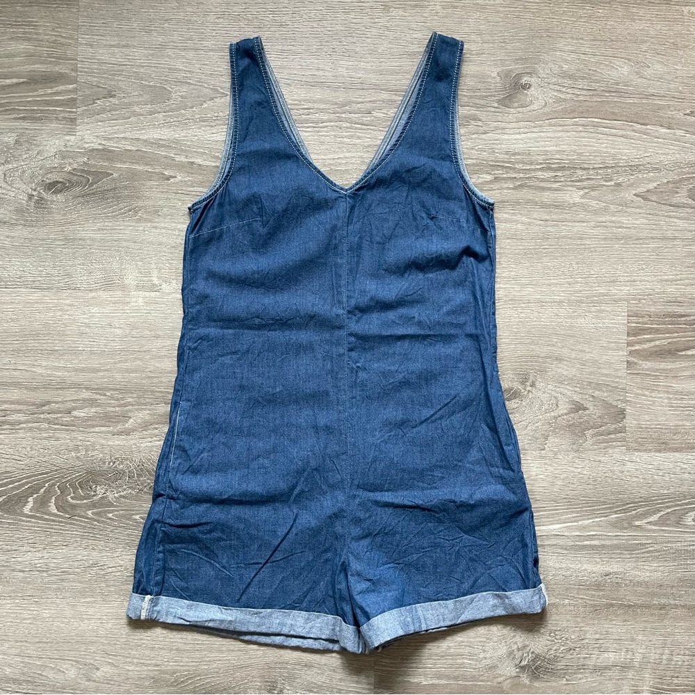 ASOS Sleeveless Denim Romper US Size 6